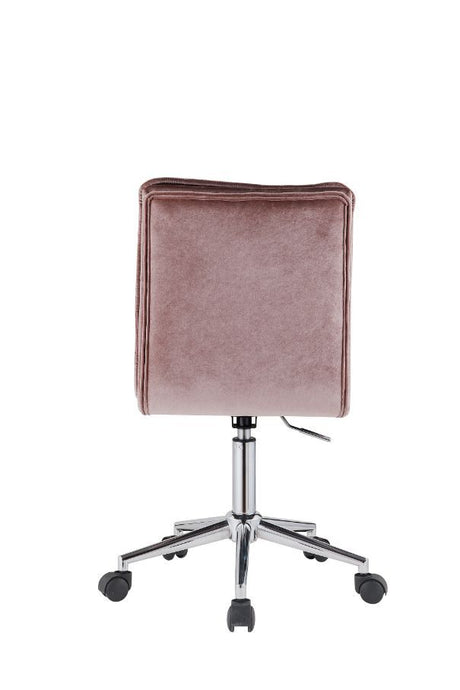 Aestris - Office Chair - Pink Velvet