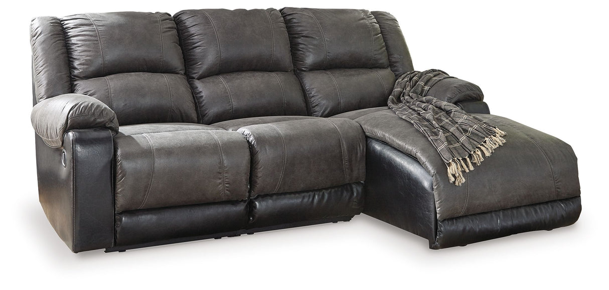 Nantahala - Reclining Sectional With Chaise