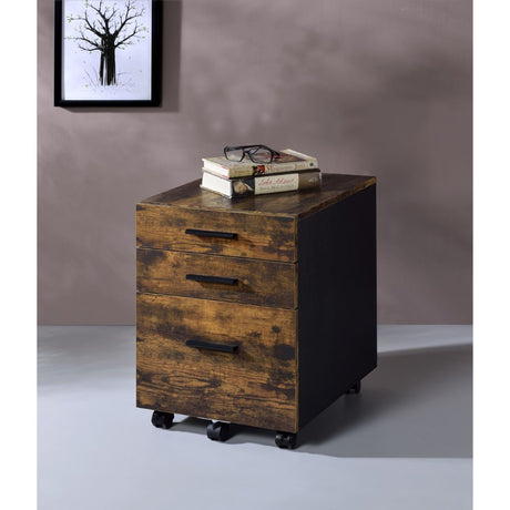 Abner - File Cabinet - Weathered Oak