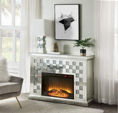 Noralie - Fireplace - Mirrored