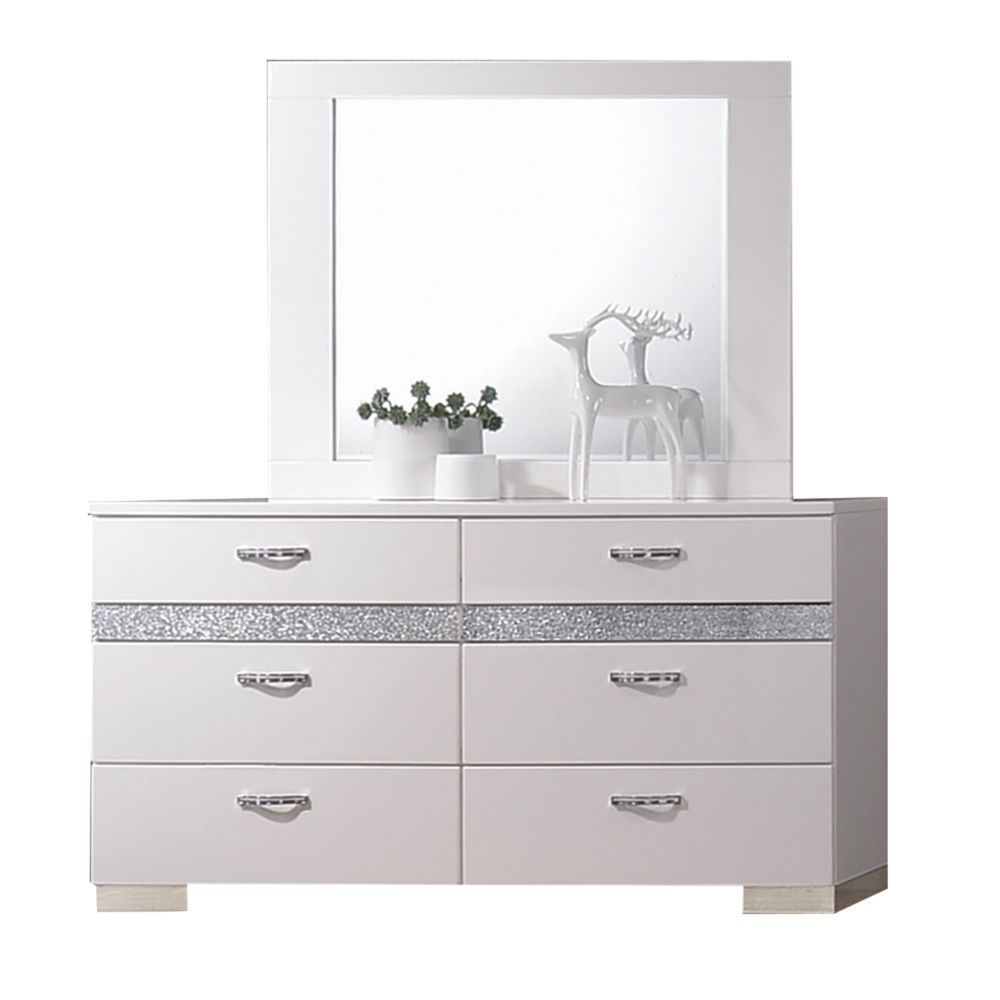Naima II - Dresser - White High Gloss
